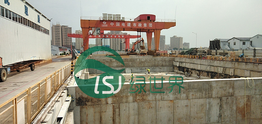 地鐵盾構(gòu)泥漿施工現(xiàn)場圖